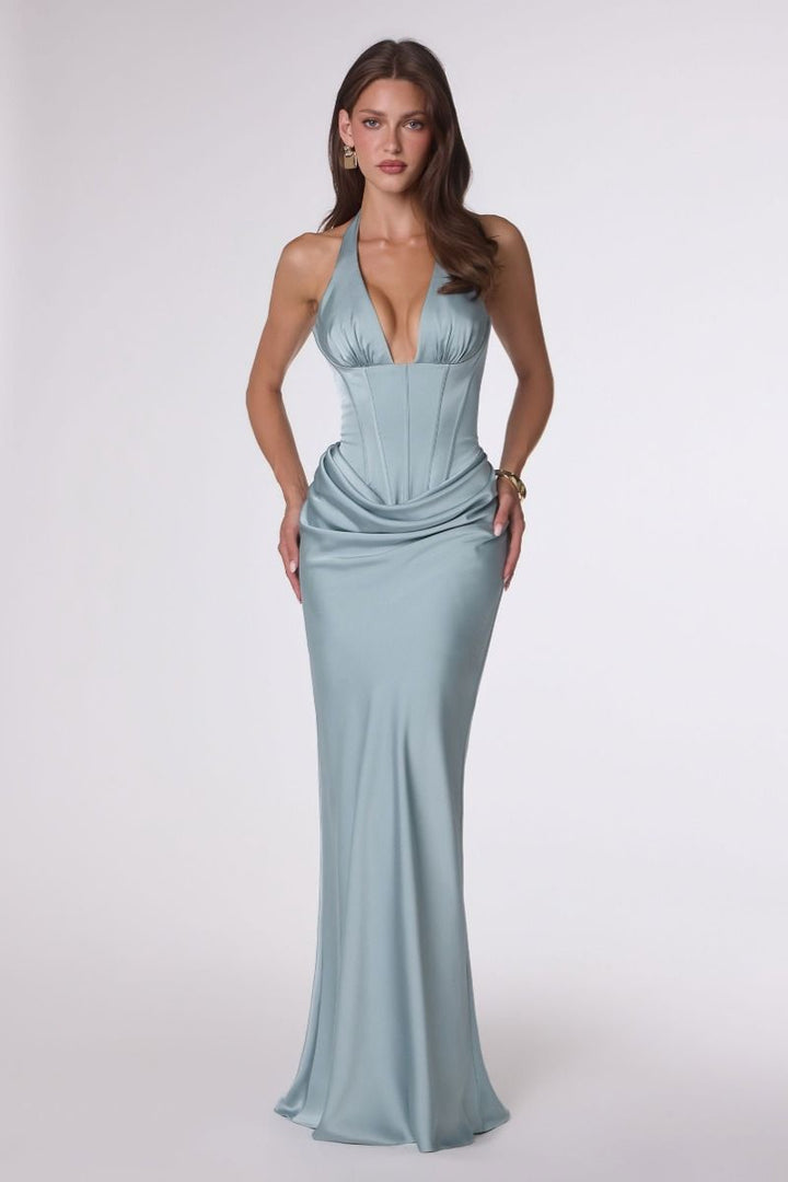 Amoris T743 Halter Prom 2026 Dress