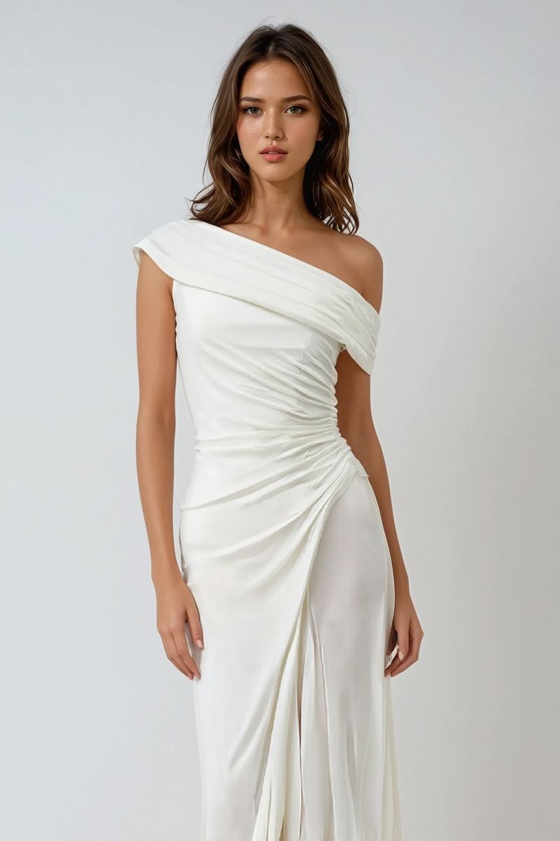 AMORIS T805W Dress - FOSTANI.com